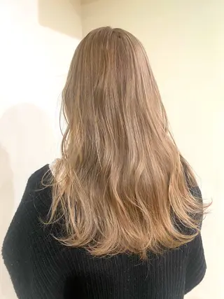 ロング カラー 💎ミルクティー ベージュ💎Takeのヘアスタイル