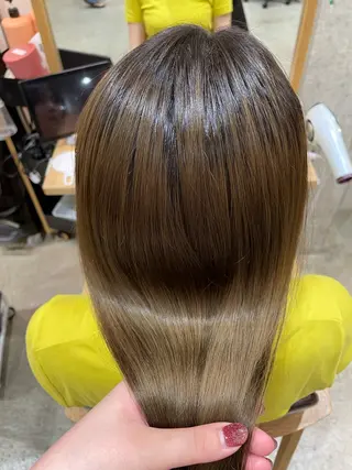 ロング うる艶カラー/美髪 トリートメント/めいのヘアスタイル