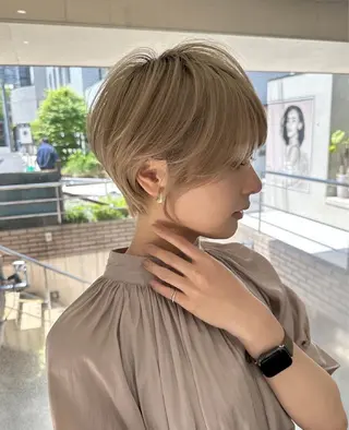 ショート 🫧似合わせショート ゴヤ🫧のヘアスタイル