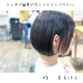 ショート カラー 前田 健太のヘアスタイル