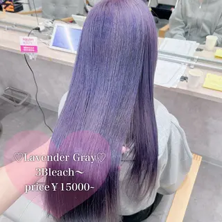 ミディアム カラー 💕ブリーチ/ヘアメ 🎀YUUKAのヘアスタイル