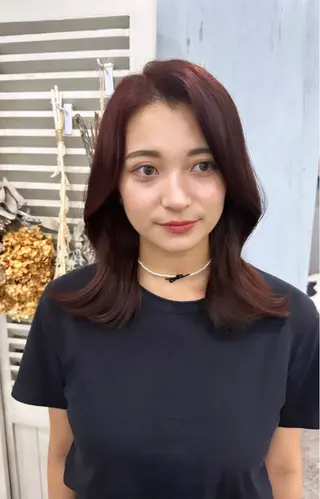 ミディアム ヘアアレンジ 韓国メイクサロン YUKINA東京のその他イメージ