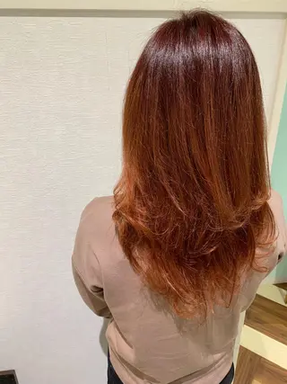 セミロング カラー 髪質改善&Spa fee by carrefour 大橋店[フィー・バイ・カルフール大橋]所属・stylist Yukieのヘアスタイル