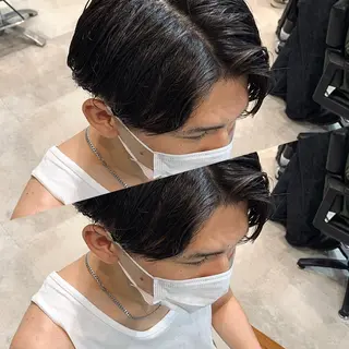 ショート パーマ メンズ AI TOKYO  横浜店所属・メンズ支持数No.1 👑リュウ👑のヘアスタイル