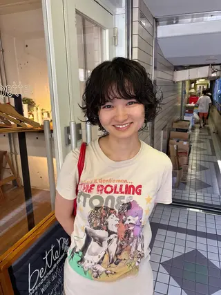 ミディアム パーマ kaito パーマ募集🌀😵‍のヘアスタイル