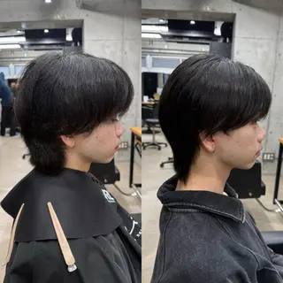 ミディアム パーマ メンズ 【good!】所属・メンズ特化 阿久津のヘアスタイル