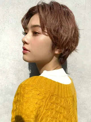 ショート 渋谷/韓国風 西原直樹のヘアスタイル