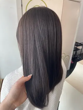 セミロング 艶髪韓国レイヤー 🇰🇷✨小清水✨のヘアスタイル