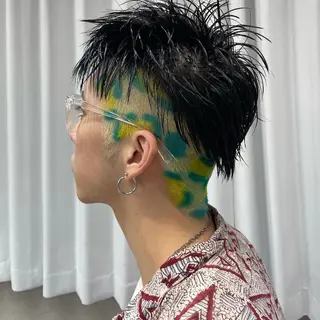 ショート カラー ブロンド／ブリーチ 【SITY.】のヘアスタイル