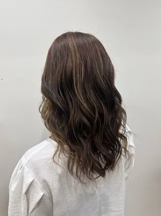 セミロング カラー Hair & Beauty the B 岡崎店所属・山口 安美のヘアスタイル