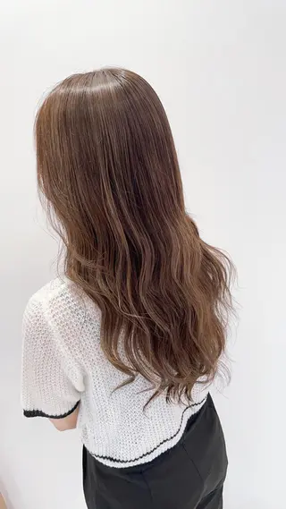 ロング カラー 新規限定カット無料 クーポン有り【桂口】のヘアスタイル