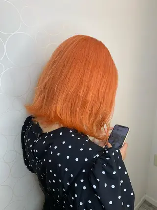 ミディアム カラー Y uuのヘアスタイル