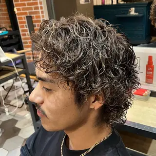 ショート パーマ メンズ 梅田/メンズ専門 /加地光尊のヘアスタイル