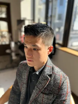 ショート メンズ THE MAN Leverage New York所属・大村 大心のヘアスタイル