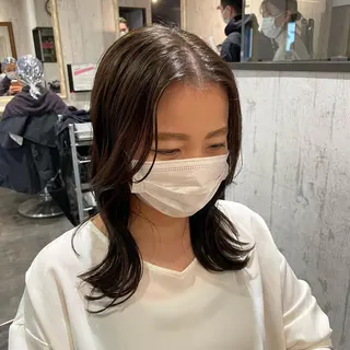 セミロング カラー Wataru 髪質改善カラー💎のヘアスタイル