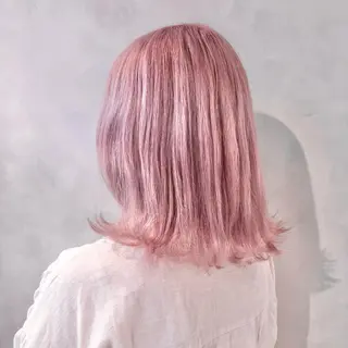 ミディアム 🤍髪質改善➕透明感 カラー🤍川上葵のヘアスタイル