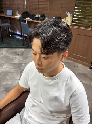 ショート パーマ growth天神所属・彌永 燈亜のヘアスタイル