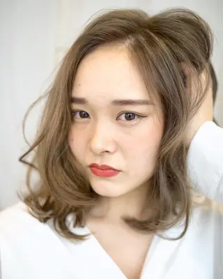 ミディアム hair resort terrasse所属・長尾 圭のヘアスタイル