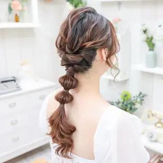 ロング ヘアアレンジ Studio taloのヘアスタイル