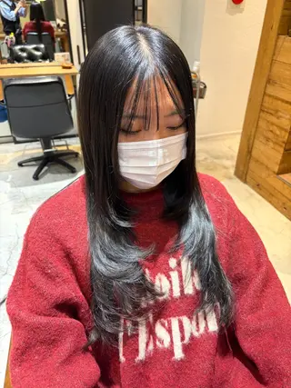 ロング 𝐲𝐮𝐫𝐚🩰 /藤沢/ モデル募集のヘアスタイル