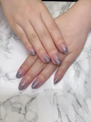 ネイル はな💎ネイル ワンホン、長さ出しのネイルデザイン