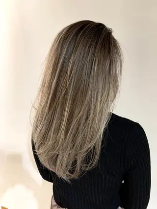 セミロング カラー Leverage所属・【店長】外国人風 メンズヘア尾上雄輝のヘアスタイル