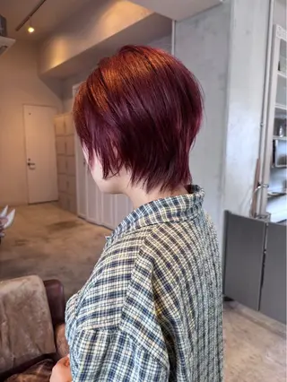 ショート カラー 🔥髪質改善×似合せ 🔥【天神美容室】のヘアスタイル