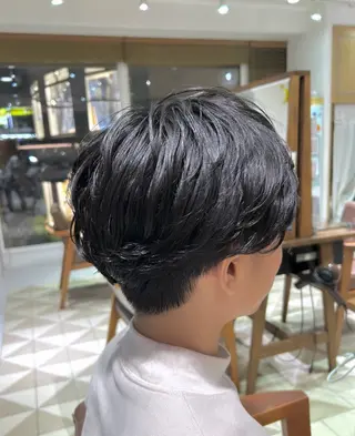 パーマ メンズ 吉水 彩乃 /ボブ/透明感カラーのヘアスタイル