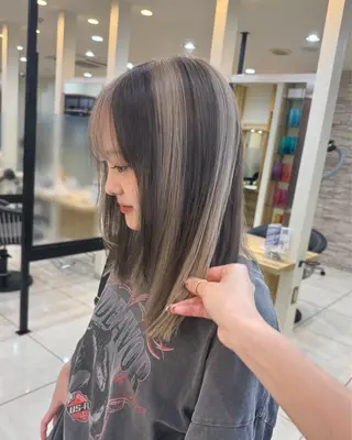 ミディアム カラー Seeknext // Rukaのヘアスタイル