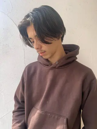 ミディアム メンズ メンズスタイリスト リュウジのヘアスタイル