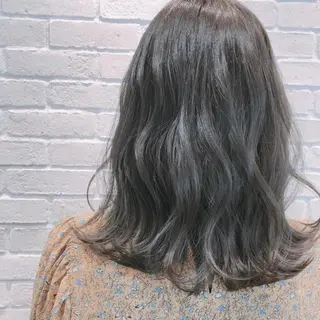 ミディアム カラー 再現性◎✨艶髪🔆 川﨑友稀のヘアスタイル