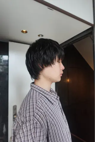ショート 🍁レイヤー.ニュア ンスパーマ🍁陸来のヘアスタイル