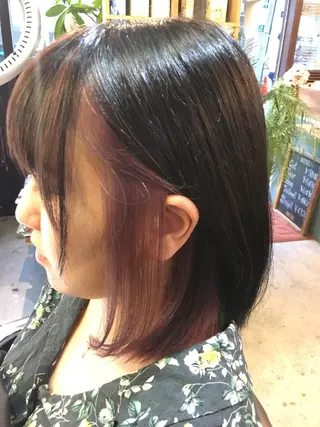 ミディアム カラー 寺門 達也のヘアスタイル