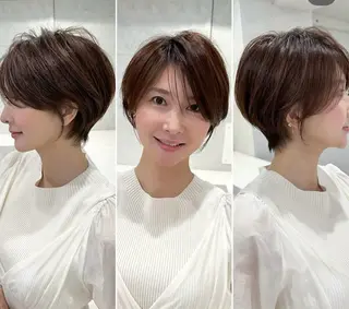 ショート nex the salon coall所属・🫧似合わせショート イシダ🫧のヘアスタイル