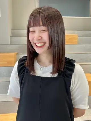 ミディアム 秋野 花衣のヘアスタイル