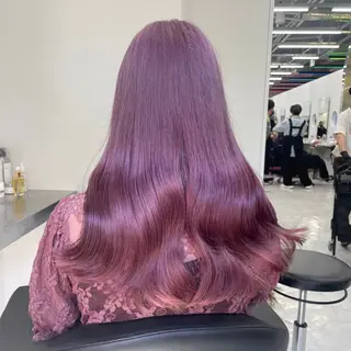 ロング カラー 🩷暖色カラー🩷 BONのヘアスタイル