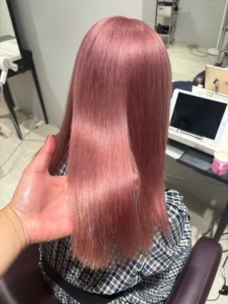 セミロング 光岡 玲遠のヘアスタイル