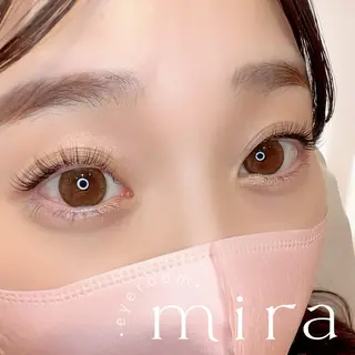 マツエク・マツパ eyeroom mira  恵比寿店所属・akiyama rukaのマツエク・マツパデザイン
