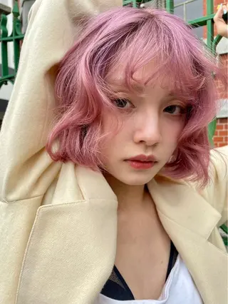 カラー ness 一花のヘアスタイル
