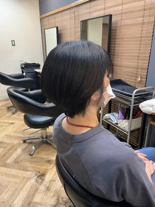 ショート ヘアアレンジ アルター鎌取店所属・aL-ter真宙 ✂️カットモデル募集のヘアスタイル