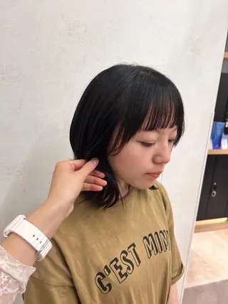 ミディアム ブリーチ/髪質改善 shiinaのヘアスタイル