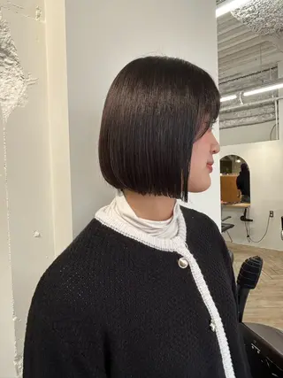 ミディアム カットモデル募集/ 万代/関谷　朋実のヘアスタイル