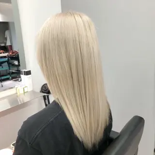 セミロング カラー 矢島颯哉/ハイトーン ブリーチカラー💎のヘアスタイル