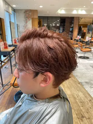 メンズ 顔まわりカット 前髪カット安井楽人のヘアスタイル