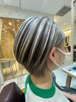 ショート カラー 銀座《髪質改善》 垢抜け✨布施拓也のヘアスタイル