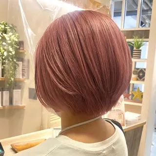 ミディアム カラー ANNA /艶髪/ハイトーンのヘアスタイル