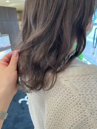 セミロング 韓国風ヘア♡ runaのヘアスタイル