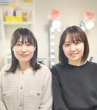 🎼グラデーション スタイル札幌♫*⁠✧のマツエク・マツパデザイン