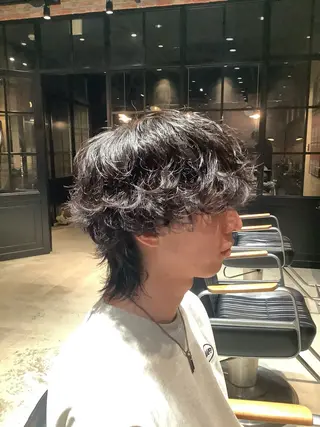パーマ メンズ 田中 美月のヘアスタイル