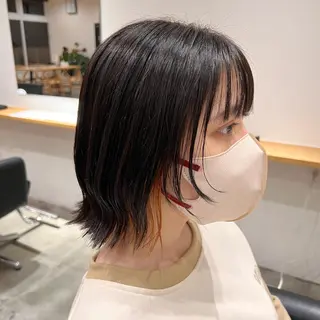 ショート 切りっぱなしボブ 👩🏼ミニボブのヘアスタイル